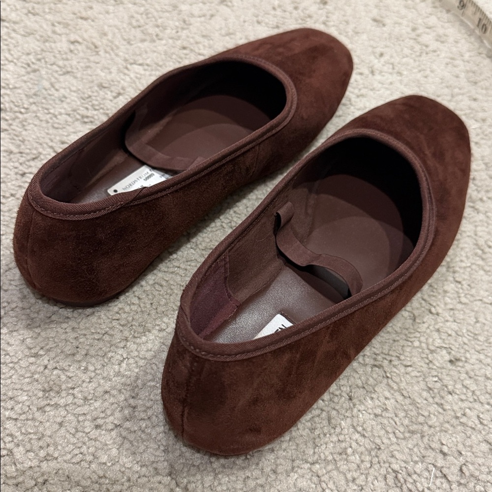 Steve Madden chocolate brown ballet flats - Picture 2 of 5